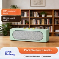 Altavoz Portátil Inalámbrico Compacto Mejorado con Radio FM de 5W, Resistente al Agua IPX4, Bajos Potentes, para Exteriores y Escritorio, con Ranura para Tarjeta TF