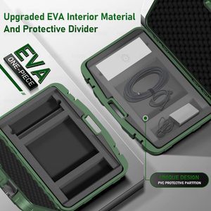 Free sample Custom Die Cut EVA Foam Packaging Hard Waterproof Carrying Case With Rubber Logo, <b>Tool</b> Case With Foam - Product Image 2