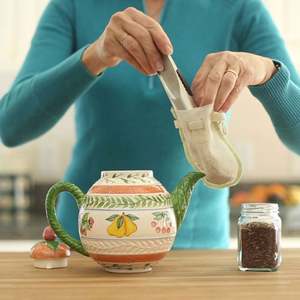 Sacs filtrants en coton à mailles fines réutilisables pour le thé, le lait, le café, le fromage, le lait de noix - Product Image 4