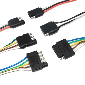 Male head female 2PIN 3PIN 4 Pin 5PIN Trailer Wiring Harness for Utility Boat Trailer Light Kit