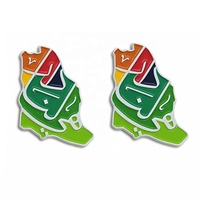 Épingle de revers en métal personnalisé, drapeau arabe saoudien dubaï, épingle de fête nationale des émirats arabes unis, épingle d'aviation