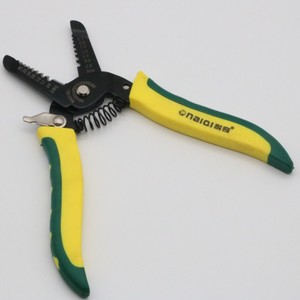 Naichi Wire Stripper 7 Inch Carbon Steel Front Entry For Electrical Cable Cutting And Stripping - Product Image 1