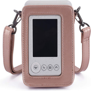 กระเป๋ากล้องหนัง PU แบบแข็งครึ่งเคสสำหรับกล้อง Mini 11 & <span class=keywords><strong>liplay</strong></span> MINI พร้อมสายคล้องไหล่กระเป๋าวิดีโอเพื่อการป้องกัน - Product Image 1