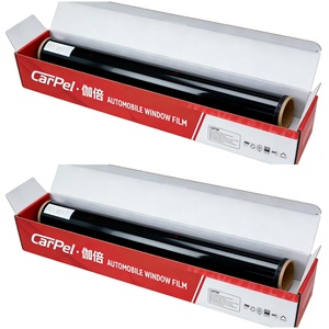Film solaire nano-céramique noir pour vitres de <span class=keywords><strong>voiture</strong></span>, isolation thermique élevée 1,52x5m, contrôle solaire, film pour pare-brise latéral, vente en gros - Product Image 3