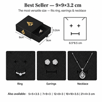 Boîtes d'Emballage de Bijoux Personnalisées avec Logo, Fait Main, Écologiques, Luxe, Tiroir, Petites Boîtes Cadeaux en Papier pour Bijouterie