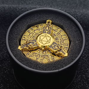 Spinner de Dados Poliédricos Dragon Roulette para Juego de Dados DND, Dados Metálicos 7 en 1 con Embalaje en Bolsa de Polietileno para Dungeons & Dragons - Product Image 3