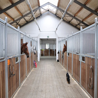 Construcción portátil comercial de aves de corral para interior, construcción prefabricada de caballos de Arena