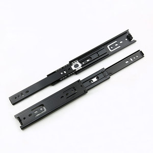 Ultra Short <b>Drawer</b> <b>Slides</b> 8 In Cold Rolled Steel Ball Bearing 3 Fold Minimalist Design For Various <b>Drawers</b> - Product Image 2