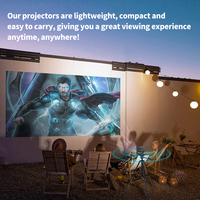 Projecteurs A8 Full HD les plus récents Cinéma maison Jeux vidéo Proyector 4K Mini portable Smart Android WIFI Projecteur de téléphone portable extérieur