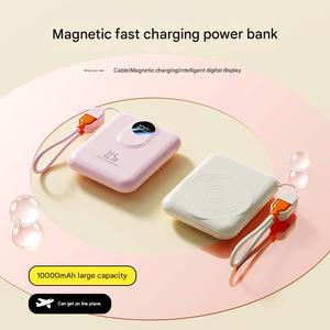 แบตสำรองไร้สายสำหรับโทรศัพท์มือถือ พร้อมหน้าจอ LED ความจุ 20000mAh รองรับการชาร์จเร็ว 22.5W แบบ 2-in-1 ที่ชาร์จเร็วและแท่นวางโทรศัพท์ - Product Image 3