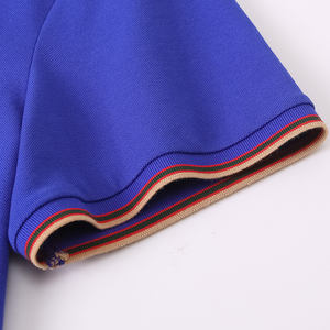 225 GSM 5A Anticuerpos antibacterianos Olor Antiácaros 96% Island Algodón 4% Spandex Camisetas de golf personalizadas - Product Image 5