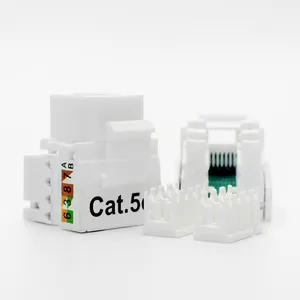 Cat5e/Cat6 מודול רשת RJ45 Cat6 Keystone שקע UTP 8P8C RJ45 מצמד מודול