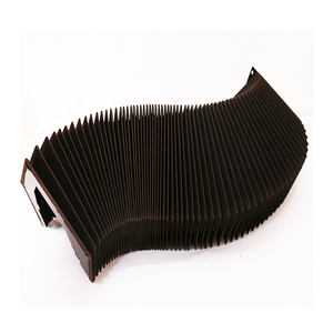 Couvercle anti-poussière CNC pliant en nylon noir couvercle de <span class=keywords><strong>soufflet</strong></span> d'<span class=keywords><strong>orgue</strong></span> en accordéon avec bouclier de protection en tissu de guidage pour organes - Product Image 1