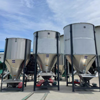Silo di Miscelazione Verticale in Acciaio Inox con Riscaldatore per Linea di Produzione di Granulazione Plastica