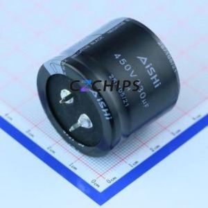 ELH2WM331R30KT <b>Snap</b>-in Aluminum Electrolytic Capacitor Through hole Component (THT),D35xL30mm 330uF 20% 450V 10mm - Product Image 1