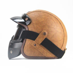 Casque de personnalité quatre saisons pour voiture électrique, demi-casque 3/4, grande tortue King, rétro - Product Image 4