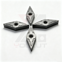 Plaquette de tournage indexable en carbure VNMG160408-MA, rayon d'angle R0.8mm, pour tournage semi-fin de l'acier inoxydable et de l'acier au carbone