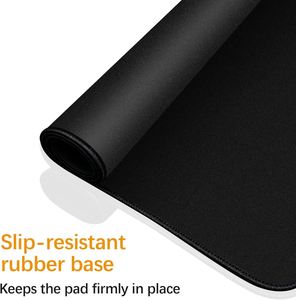 Tapis de souris gaming surdimensionné personnalisé, tapis de bureau étendu en tissu tissé avec bords cousus et impression de logo pour le bureau et la maison - Product Image 5