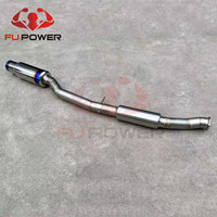 Knalpot Cat-Back TITANIUM VQ35DE VQ35HR untuk Nissan Z33 350Z TB6090-NS04A ZIY
