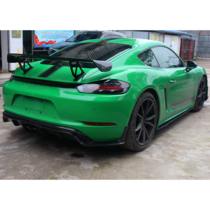 Kit de carrocería para modificación de coche 2012-2016: parachoques delantero, labio delantero de fibra de carbono, faldones laterales, guardabarros, labio trasero decorativo para 718 - Product Image 5