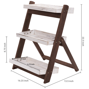 Estantes decorativos Estantería <span class=keywords><strong>Escalera</strong></span> Planta Flor Inclinación Estante <span class=keywords><strong>de</strong></span> <span class=keywords><strong>madera</strong></span> independiente <span class=keywords><strong>Escalera</strong></span> <span class=keywords><strong>de</strong></span> 3 niveles Soportes Maceta Estantes para plantas - Product Image 5