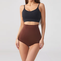 Culottes sculptantes respirantes taille haute, sans couture, amincissantes, taille haute, rehausseur de fesses, shorts lisses amincissants pour les cuisses