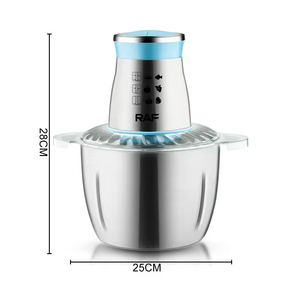 Hachoir à viande électrique automatique de qualité supérieure en acier inoxydable pour saucisses, machine à trancher rapide - Product Image 4
