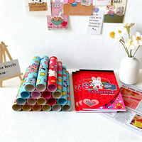 Livre d'autocollants Be My Valentine - 180 autocollants mignons d'animaux pour le scrapbooking, le journaling et les cadeaux de la Saint-Valentin pour enfants