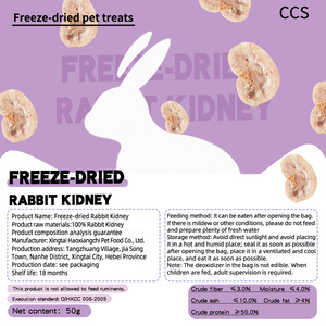 Fabricante de Premios Secos al por Mayor, Sin Aditivos, Crudos y Saludables, Riñones de Conejo Liofilizados para <span class=keywords><strong>Perros</strong></span> - Product Image 2