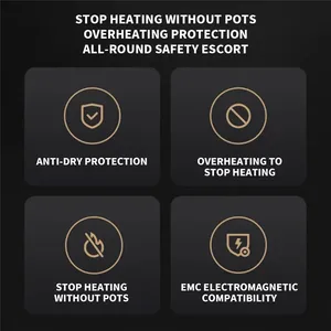 2100W Oed Màn Hình Mijia Thông Minh Duy Nhất Cảm Ứng Nồi 2 NFC Chính Xác Điều Khiển Nhiệt Độ Cho Xiaomi Ứng Dụng - Product Image 4