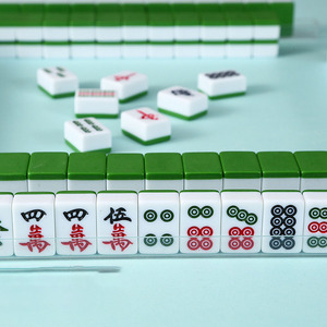 Großhandel Custom izedtapis <span class=keywords><strong>De</strong></span> Table Mahjong mahjong Fliese 40mm Supplier mah <span class=keywords><strong>Jong</strong></span> Sets Mahjong - Product Image 3
