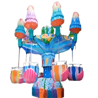 Vente d'usine d'attractions : Manège mécanique Rotary Flying Samba Balloon sur remorque pour parcs d'attractions