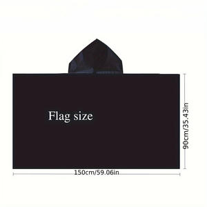 Флаг США с кепкой, 90x150 см (3x5 футов), американский флаг-накидка, баннер для фанатов, подарок для болельщиков, украшение для дома и улицы - Product Image 5