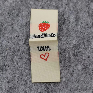 Etiquetas tejidas de lujo personalizadas, etiquetas para ropa, etiquetas lavables suaves para Tops, pantalones, vestidos, bolsos - Product Image 2