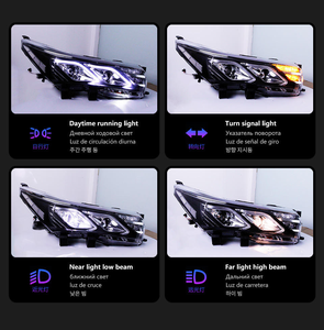 AURON Nouveau Phare Avant à LED 32V 6000K 60W 6000 Lumens à Puce LED pour Rétrofit/Amélioration 2014-2016 - Product Image 3