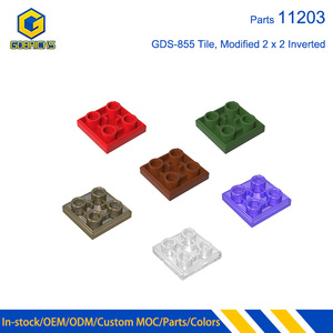 โกบริกส์ GDS-855 บล็อกตัวต่อขายส่ง LDD 11203 แผ่นกระเบื้องพิเศษ 2x2 แบบกลับด้าน อะไหล่ MOC ใช้ร่วมกันได้ - Product Image 1