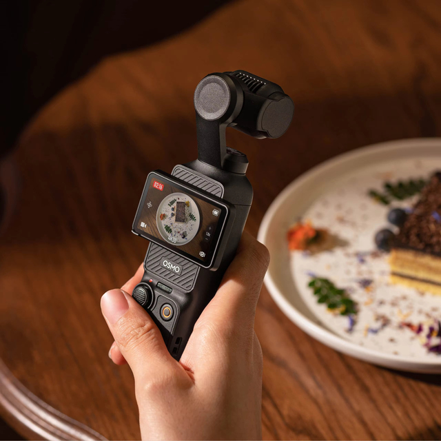 Original Osmo Pocket 3 Vlogging Camera with 1 CMOS 4K 120FPS Video Face Object Tracking 2 Rotatable Touchscreen 3Axis Stabilizer