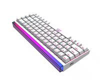 Prix de gros d'usine, logo personnalisé, clavier mécanique filaire 68 touches, clavier de jeu avec éclairage RVB pour PC, ordinateurs portables