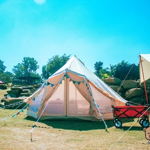 Tenda a Campana Personalizzata per <span class=keywords><strong>Glamping</strong></span> e Campeggio, 3m-7m, Impermeabile in Tela Oxford, Monostrato per Quattro Stagioni - Product Image 6