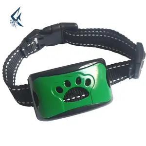 Dispositivo antiabbaio per cani da compagnia USB elettrico ad ultrasuoni collare da addestramento per cani Stop Barking vibrazione collare antiabbaio Dropship