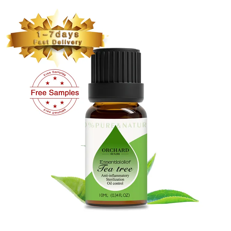 Etiqueta privada atacado a granel 100% fragrância orgânica natural aromaterapia óleo essencial puro da árvore de chá
