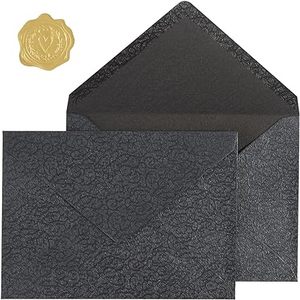 Custom <strong>5x7</strong> Card <strong>Envelopes</strong> V Flap Luxury Mailing <strong>Envelopes</strong> Wedding <strong>Envelope</strong> with Gold Stickers for Invitations Baby Shower - Product Image 4