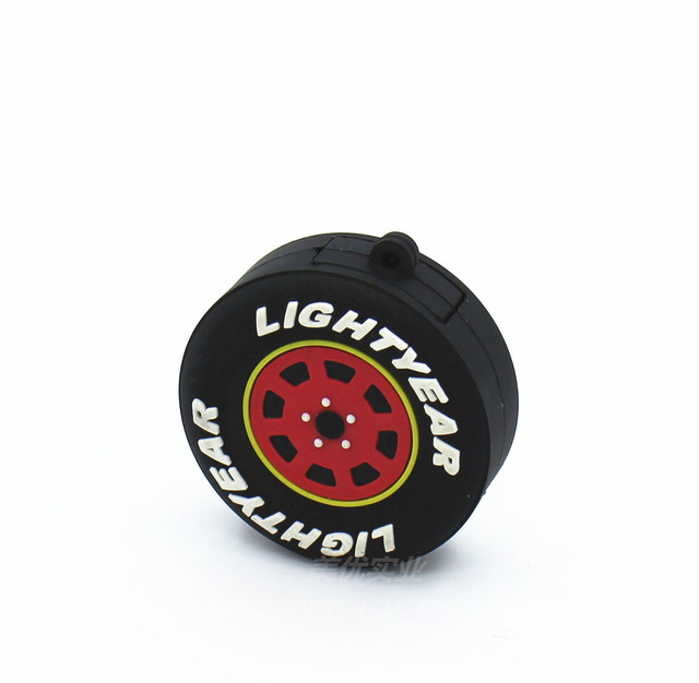 Custom Tire Shape 4GB/8GB USB Flash Drives Christmas Gift Rubber Wheel Shape Usb Pendrive