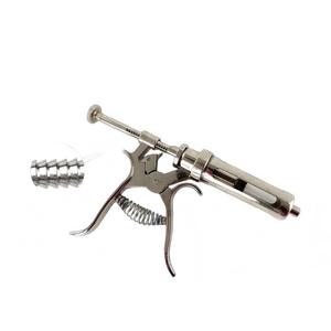 Seringue vétérinaire semi-automatique à tirage continu de type revolver pour porcs, bovins, ovins, volailles et canards, dispositif d'exportation réglable - Product Image 5