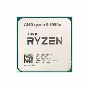 Processeur de bureau AMD <span class=keywords><strong>Ryzen</strong></span> <span class=keywords><strong>9</strong></span> <span class=keywords><strong>5950X</strong></span>, 16 cœurs, 3,4 GHz, socket AM4, 32 threads, ordinateur E5 CPU - Product Image 1