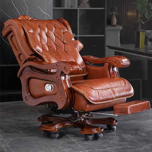 Di alta qualità in pelle di vacchetta lussuosa sedia Executive di lusso capo presidente <span class=keywords><strong>ufficio</strong></span> in pelle - Product Image 5