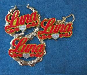 Chaîne unisexe en acrylique avec plaque de nom, bijou angélite <span class=keywords><strong>lol</strong></span>, personnage de <span class=keywords><strong>poupée</strong></span>, dessin animé, cadeaux pour enfants, livraison directe - Product Image 6