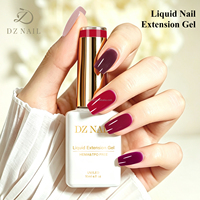 Gel d'extension d'ongles liquide en gros, non-jaunissant, pour usage en salon, logo personnalisé OEM ODM, vernis gel en gros