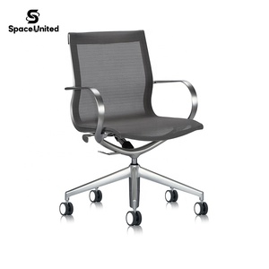 <span class=keywords><strong>Silla</strong></span> de <span class=keywords><strong>Oficina</strong></span> Moderna de Lujo SpaceUnited, <span class=keywords><strong>Silla</strong></span> Giratoria de <span class=keywords><strong>Malla</strong></span> de Dos Tonos de Nailon con Respaldo Medio, <span class=keywords><strong>Silla</strong></span> de Trabajo para Empleados de <span class=keywords><strong>Oficina</strong></span> - Product Image 2