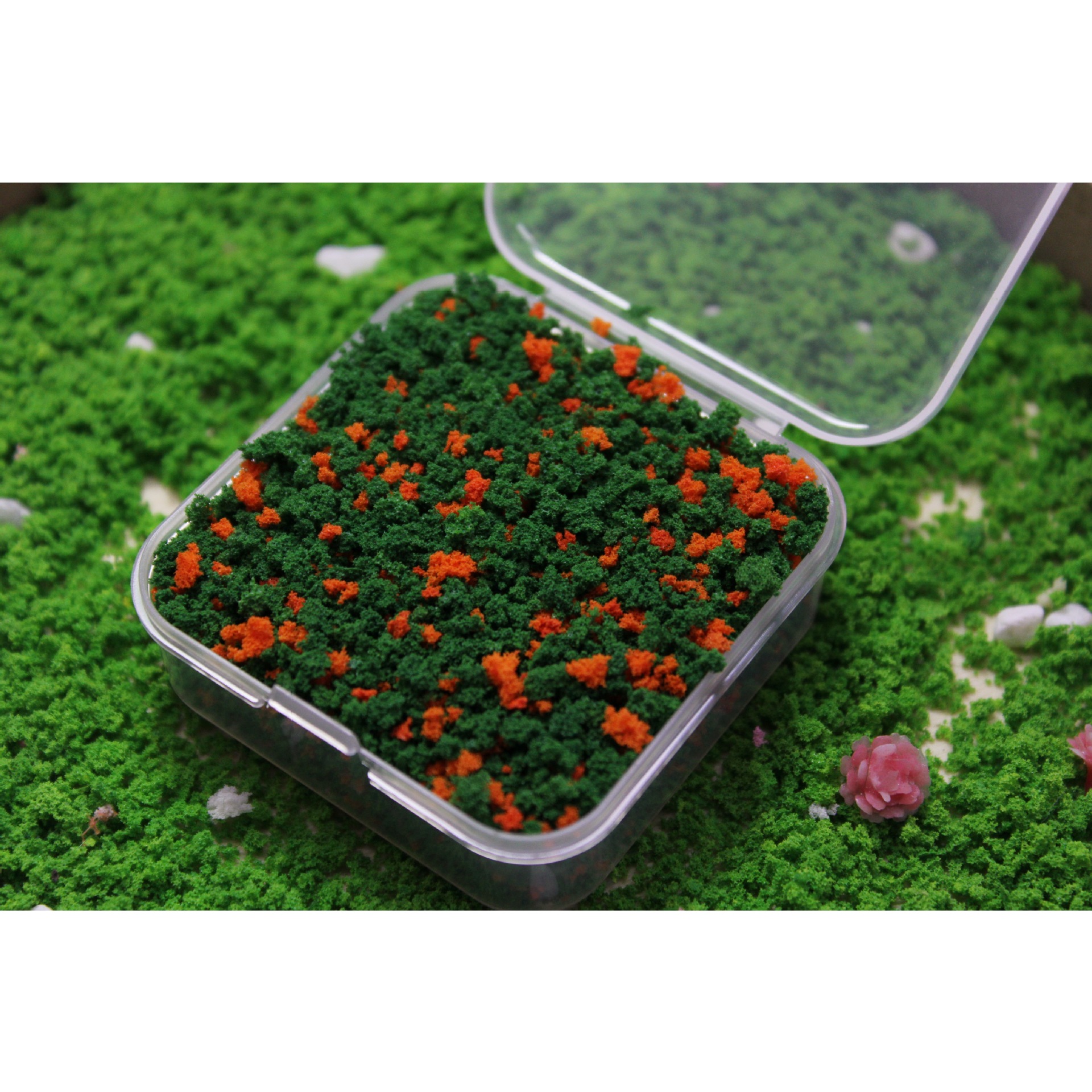 colorful Dark green orange